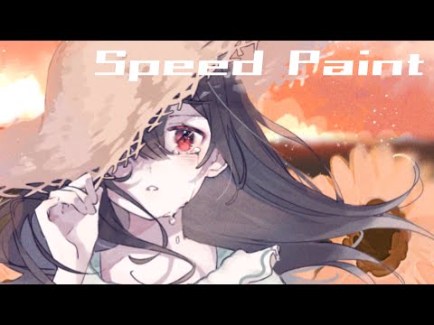 【イラストメイキング】❀夏の果❀【アイビスペイント指描き】speedpaint