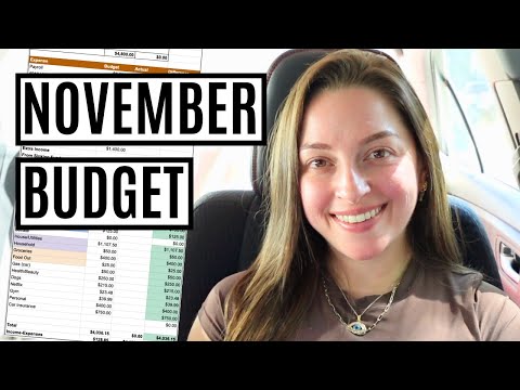 November 2024 Budget | Investing in Myself & Black Friday Spending