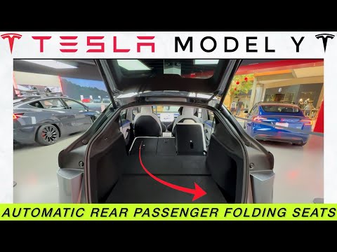 2025 Tesla Model Y Key Features | Electrically , Automatic Folding Passenger Seats | Juniper