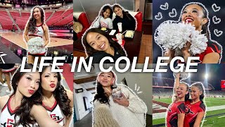 LIFE IN COLLEGE VLOG: classes, gamedays, & friends!!