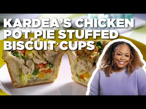 Kardea Brown's Chicken Pot Pie Stuffed Biscuit Cups | Delicious Miss Brown | Food Network