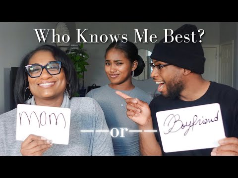 WHO KNOWS ME BEST? | Mom Vs. Boyfriend