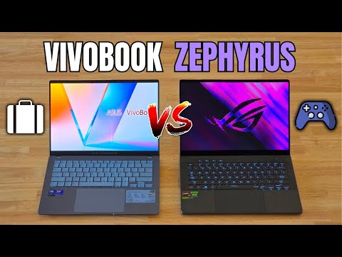 Normal Laptop vs GAMING Laptop - Asus ROG Zephyrus G14 (2024) vs Vivobook S14 OLED (2025)