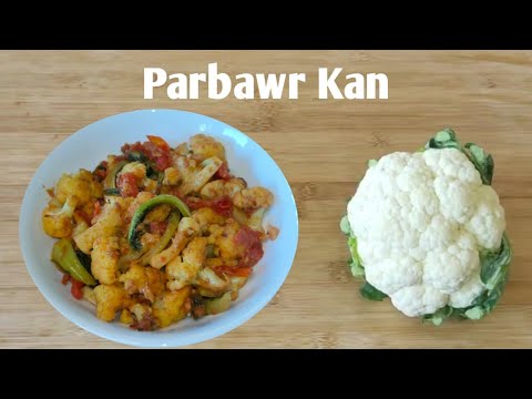 Parbawr Kan/Masala Cauliflower Recipe/Mizo Eisiam @RosysKitchenMizoram