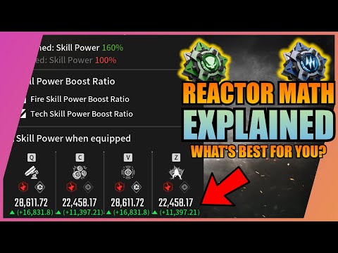 Are you using the best reactor for your Descendant? | The First Descendant Reactor Math