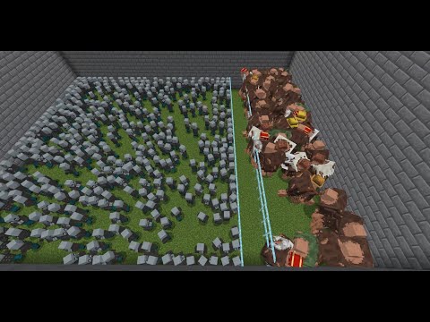 Vindicator vs Mutant Villager - Minecraft Mob Battle