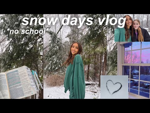 snow days vlog ❄️🌟 *no school*