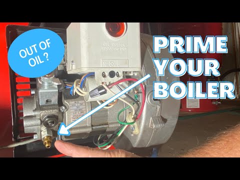 How to Prime an Oil Boiler | After you run out of fuel.