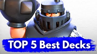 TOP 5 BEST Mega Knight Decks in Clash Royale