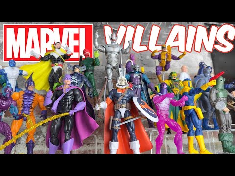 Watch me build my Marvel Legends VILLAINS Display!!!