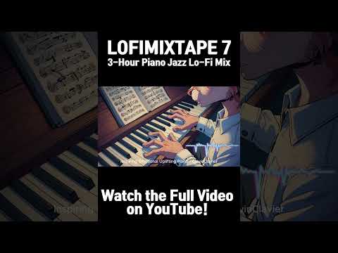 LOFIMIXTAPE 7: 3-Hour Piano Jazz Lo-Fi Mix #lofi #workmusic #backgroundmusic #studymusic