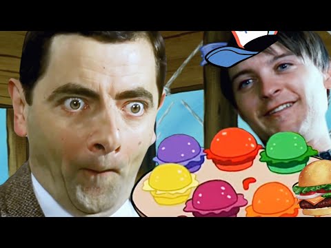 Mr. Bean orders Krabby Patty