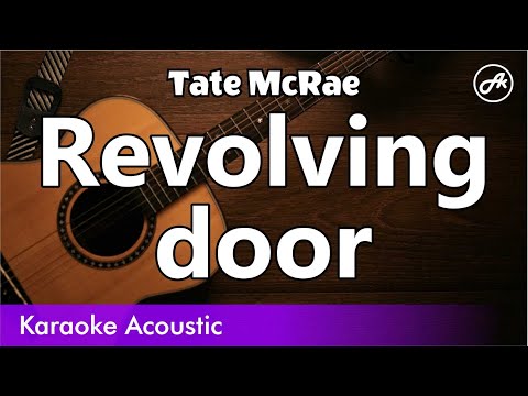 Tate McRae - Revolving door (SLOWED acoustic karaoke)