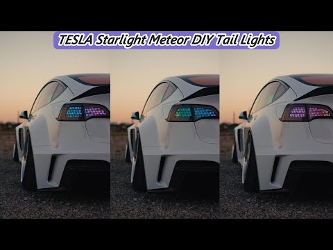 TESLA Starlight Meteor DIY Tail Lights#tesla #diy