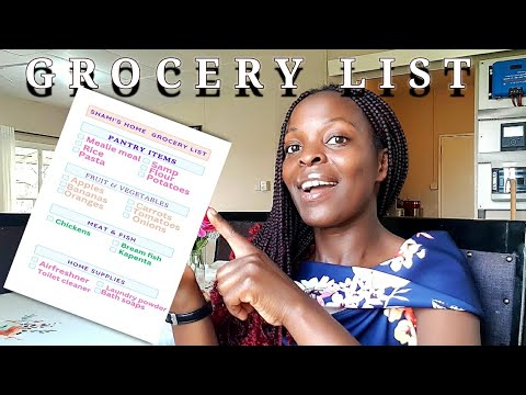 Frugal Living Zim Mom's Grocery List | You can Save More Money 💰