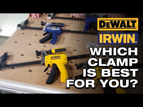 DeWalt ToughSeries vs. Irwin Quick-Grip - Which Hybrid Clamp For Your Projects?