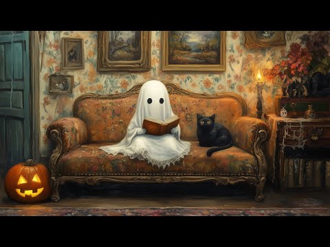 Halloween Vintage TV Art | 24 Images | 4 Hours | Halloween TV Art | Ghost TV Art | Fall Decor | 4K