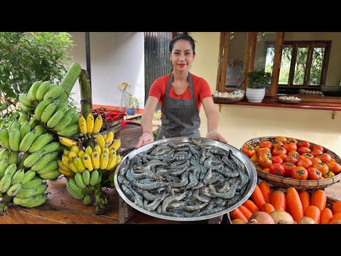 How to cook shrimp soup with banana boiled recipe - Amazing cooking