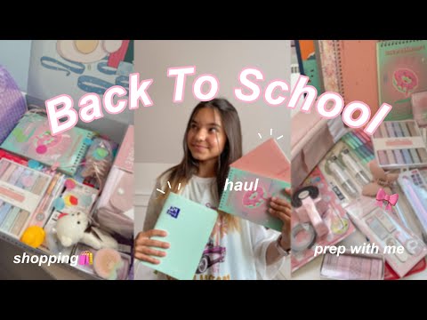 BACK TO SCHOOL 2023 / organization, shopping, haul💗🏫