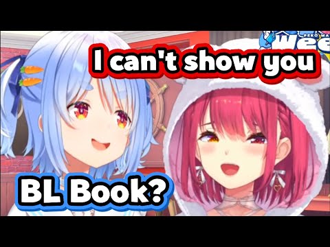 Marine Was Embarrassed To Show Pekora The BL Book She Drew...【Hololive】