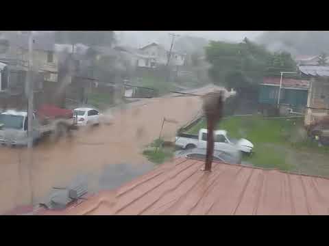 Flooding in Morvant