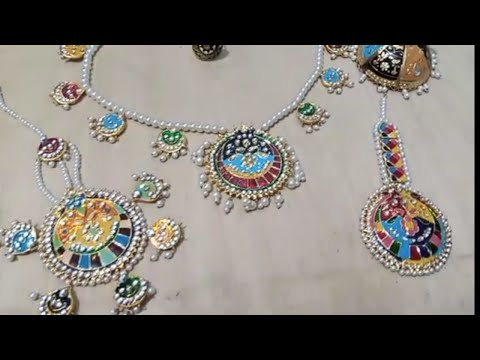 New Design jewelry /Jhumka design //Stylish jewelry set for wedding  😍.|| The Lovely Girl Mano .