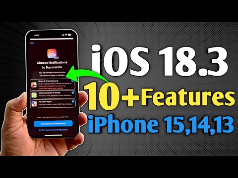 iOS 18.3 - 10+ Features in iPhone