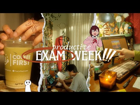 study with me through hell week full of exams [medschool]