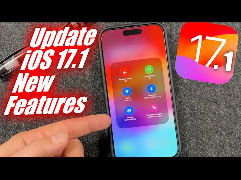 Install iOS 17.1 - New Features (Double Tap) - How To Update iOS 17.1 iPhone