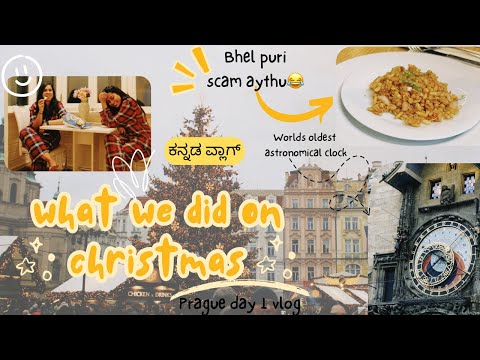 Magical Christmas in Prague 🎄 | Must-Visit Markets, Famous Treats & Cozy Airbnb Tour | Kannada vlog