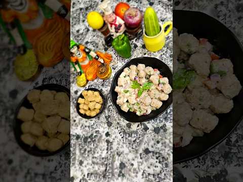 Soya Chunks Salad | High Protein Salad | Weight Loss Salad #youtubeshorts #shorts #weightlossrecipe