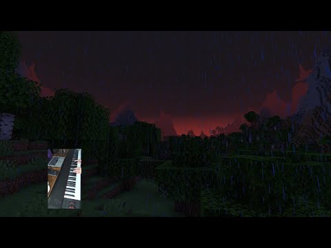 6 hours of relaxing piano music and minecraft