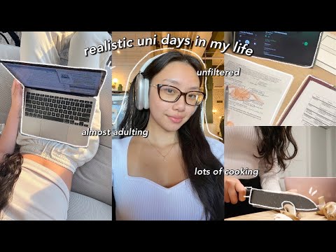 REALISTIC DAYS IN MY LIFE 🌱 writing a midterm, what i eat & being unfiltered | almost adulting