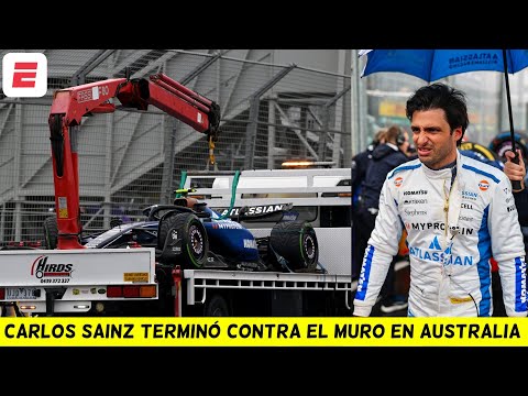 AMARGO DEBUT. CARLOS SAINZ ABANDONÓ el GP de Australia en su ESTRENO con WILLIAMS | Formula 1