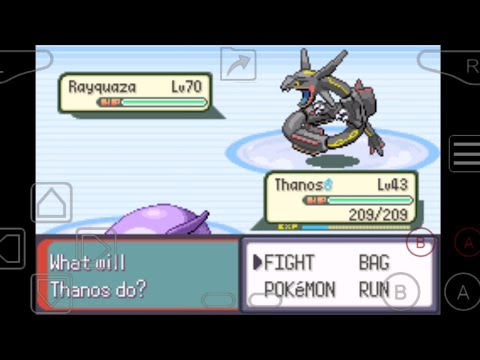 Pokemon Emerald: Shiny Rayquaza after 1178 runaways