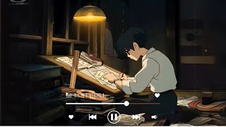 4 HOUR real time late night study with me (anime)✍️# Relaxing instrumental music🍀