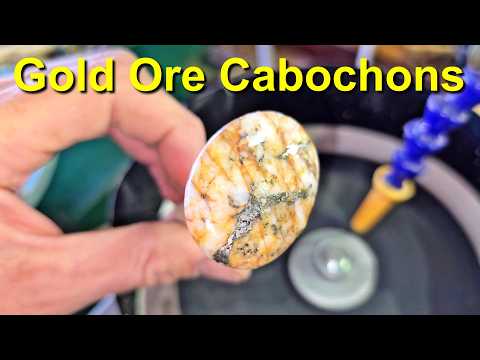 Making Gold Ore Cabochons From Mt. Baker Lightning Quartz Season 2 Episode 13