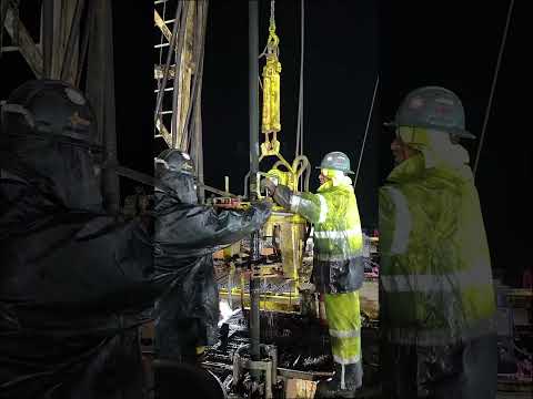 Oilfield Night Shift Workers