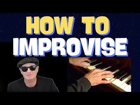 START IMPROVISING- Over easy chord progression: I-IV-III-VI-II-V-I. Explanation of scales and modes