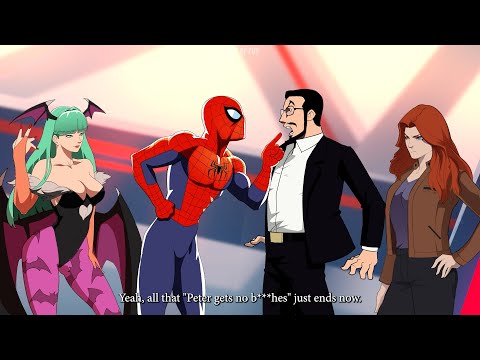 MVC spiderman and morrigan aensland and Spider Society React to Paul and Marry Jane marriage