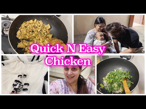 Quick n Easy Methi Chicken Recipe| Special Dress For Special Occassion| Stage Rehersals Dekhi😍