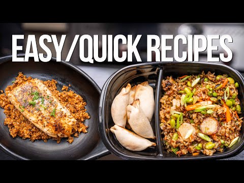 FREEZER TO TABLE IN UNDER 20 MIN - 5 QUICK / EASY / DELICIOUS RECIPES | SAM THE COOKING GUY