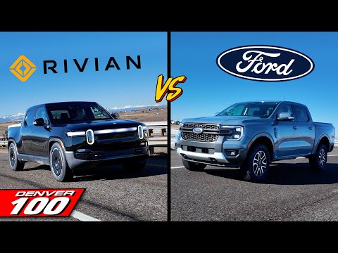 Ford Ranger V6 vs Rivian R1T - You’ll Be Surprised Which One Of These Costs More to Fill Up!