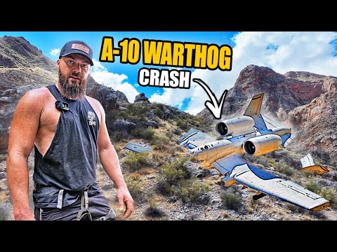 We Found a Crashed A-10 Warthog DEEP in the Desert!