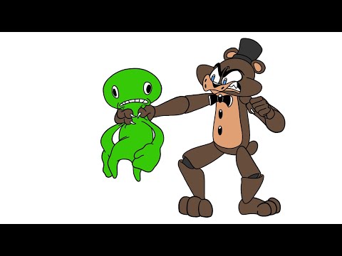 Indie characters beating up the BanBan cast | Animation