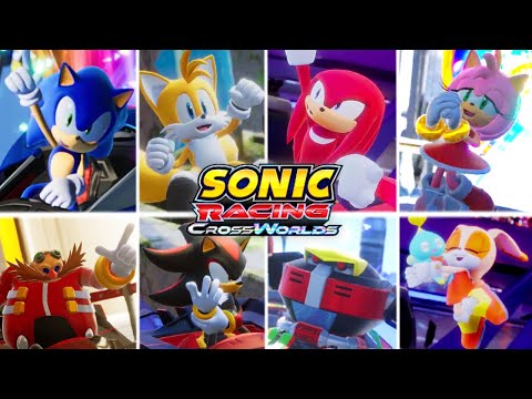 Sonic Racing CrossWorlds: All Tracks & Characters! (Closed Test)