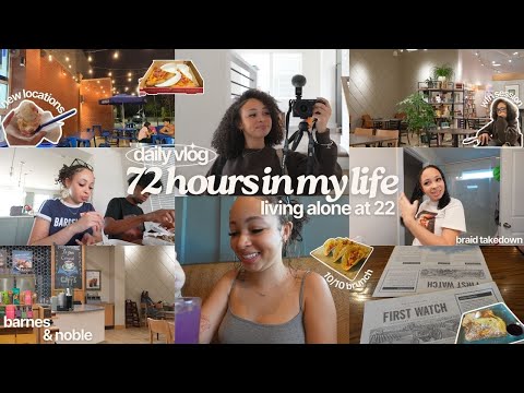 living alone diaries 🍄 brunch, family time, wash day etc. | aliyah simone