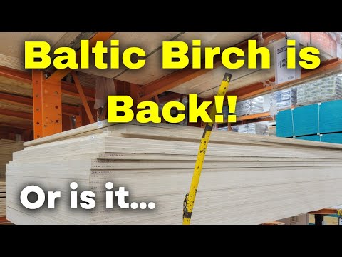 Is Baltic Birch Back? What is Going On With Baltic Birch and When it Might Be Affordable Again!