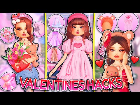 15+ VALENTINES DAY OUTFIT HACKS In DRESS TO IMPRESS That Will Help You WIN! ❤️ | ROBLOX