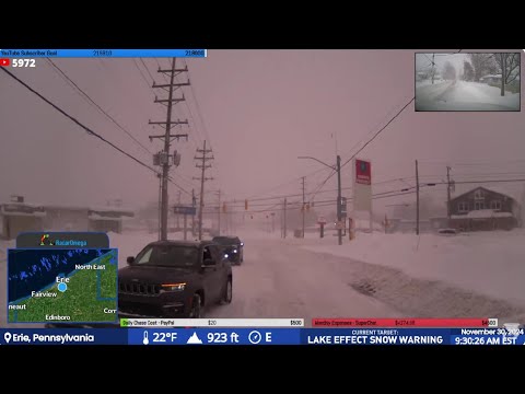 LAKE EFFECT SNOW - NE OH - LIVE STREAM ARCHIVE